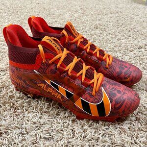 Nike Men’s Alpha Menace 4 Elite NRG Molded Football Cleats FQ4046-600, Size 10.5